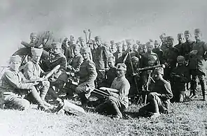 Artilleurs turcs pendant l'offensive finale de la guerre gréco-turque, 1922