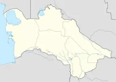 Voir sur la carte administrative du Turkménistan
