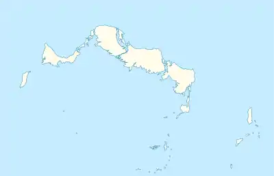 Voir sur la carte topographique des îles Turques-et-Caïques