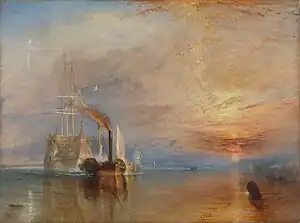 Le dernier Voyage du Téméraire (1838) par Turner