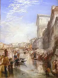 The Grand Canal - Scene - A Street In Venice, 1837.