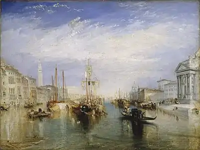The Grand Canal - Venice, vers 1835.
