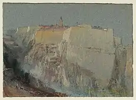 J. M. W. Turner : Citadelle du Saint-Esprit, Luxembourg (c. 1839)