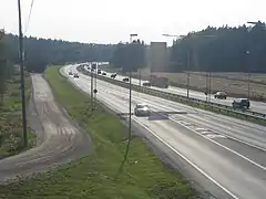 La valtatie 1 à Sepänkylä, Espoo.