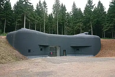 Fortification de Bouda (1938) : entrée du musée.