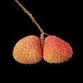 Litchis jumeaux.