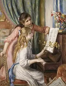 Troisième version de Jeunes Filles au piano Metropolitan Museum of Art.