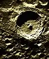 cratère complexe à pic central(Tycho, Lune)