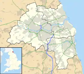 Voir sur la carte administrative du Tyne and Wear