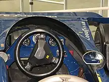 Le cockpit d'une Tyrrell P34.