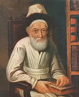 Menachem Mendel Schneersohn (1789-1866), 3e Rabbi du mouvement Chabad est enterré à Lioubavitchi, avec son successeur Shmuel Schneersohn (1834-1882)