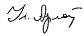 signature d'Ouladzimir Arlow