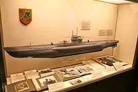 Maquette de sous-marin allemand