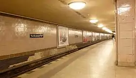 Quai de la ligne 8 (niveau inférieur).