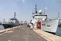 À la base navale amiral Faye Gassama de Dakar en 2022.