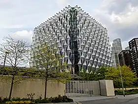 Vue de la mission diplomatique