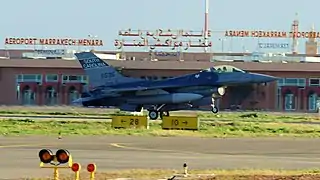 AeroExpo Marrakech, F16 US Air Force.