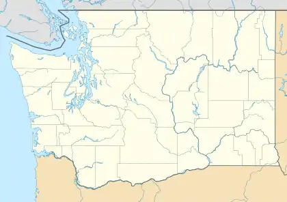 Localisation sur la carte du Washington