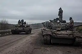 T-80 et Boulat en décembre 2022.