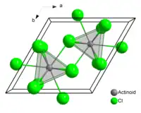 Image illustrative de l’article Chlorure d'américium(III)