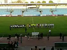 Vue intérieure du stade de l'UJA Alfortville