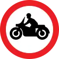 Les motos solo sont interdites