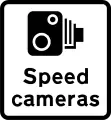 Zone dans laquelle les caméras sont utilisées pour faire respecter les limitations de vitesse.
