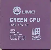 Processeur UMC Green CPU