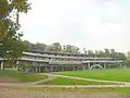 L'Unithèque, inauguré en 1982, abritant notamment un des trois sites de la bibliothèque cantonale et universitaire de Lausanne.