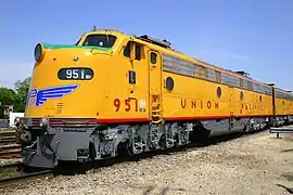 Locomotive (A1A)(A1A) EMD E9 Union Pacific.