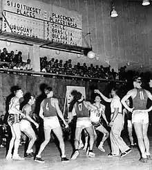 Finale contre les États-Unis aux Jeux olympiques d'Helsinki (1952).