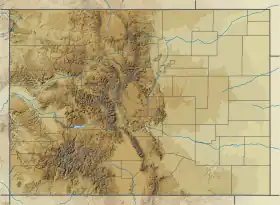 Voir sur la carte topographique du Colorado