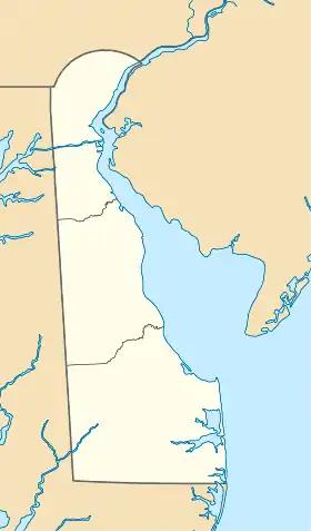 voir sur la carte du Delaware