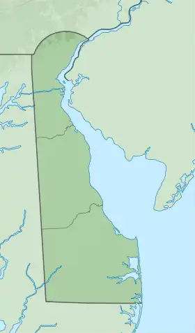 Voir sur la carte topographique du Delaware