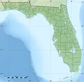 Voir sur la carte topographique de Floride