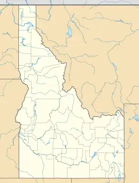 voir sur la carte de l’Idaho