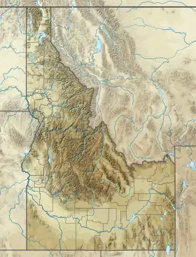 Voir sur la carte topographique de l'Idaho