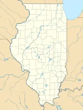 voir sur la carte de l’Illinois