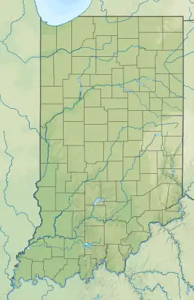 Voir sur la carte topographique de l'Indiana