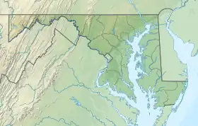voir sur la carte du Maryland
