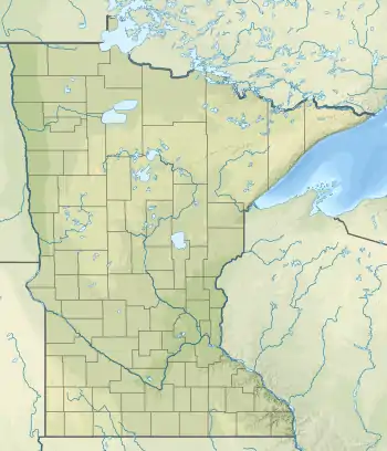 Voir sur la carte topographique du Minnesota