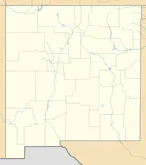 voir sur la carte du Nouveau-Mexique