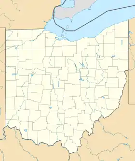 voir sur la carte de l’Ohio