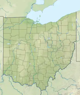 Voir sur la carte topographique de l'Ohio