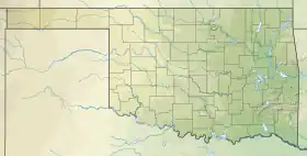 Voir sur la carte topographique de l'Oklahoma