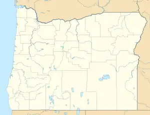 voir sur la carte de l’Oregon