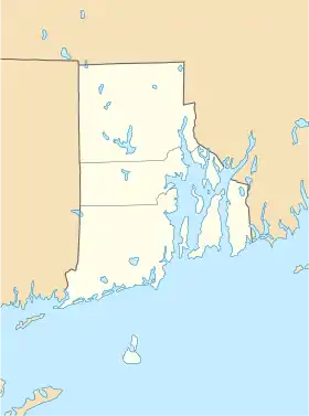 voir sur la carte de Rhode Island