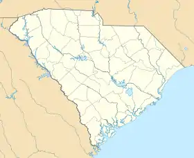 voir sur la carte de la Caroline du Sud