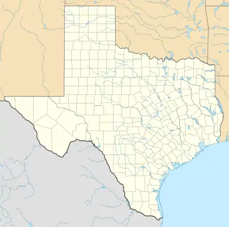 Carte des aéroports au Texas