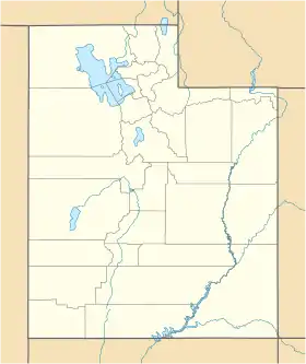 voir sur la carte de l’Utah